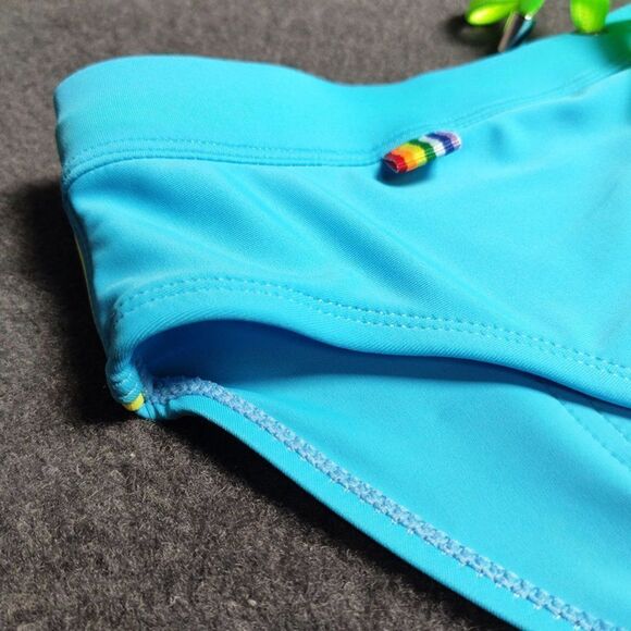 Men's Sexy Swim Briefs Resort Wear Light Blue Size L - Picture 4 of 9